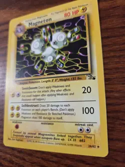 Magneton 26/62 - Fossil - Pokemon TCG Non Holo - Image 2
