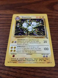 Magneton 26/62 - Fossil - Pokemon TCG Non Holo - Image 4