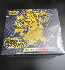 Pokemon TCG Scarlet And Violet Surging Sparks Elite Trainer Box Sealed NEW ETB - Image 1