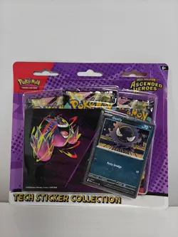 Pokemon Mega Evolution Ascended Heroes Gastly Tech Sticker Collection - Sealed - Image 1