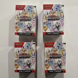 Pokemon TCG Prismatic Evolutions Booster Bundle - New Factory Sealed “LOT OF 4” - Image 2