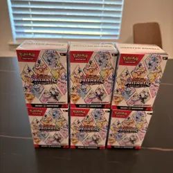 Lot Of 6! Pokemon TCG Prismatic Evolutions Booster Bundle SEALED - Image 1