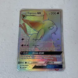 ESPEON GX #152/149 - Secret Rainbow Rare Pokemon Sun and Moon Base Set - Image 1