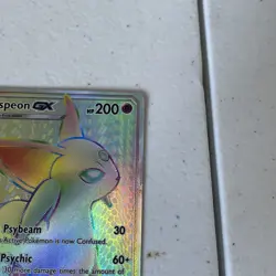 ESPEON GX #152/149 - Secret Rainbow Rare Pokemon Sun and Moon Base Set - Image 5
