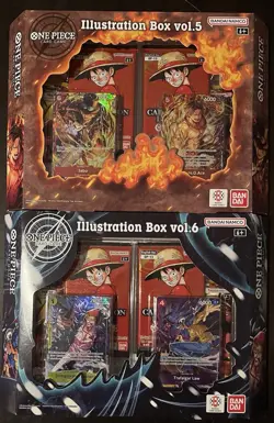 One Piece Illustration Box Vol 5 + Vol 6 Lot Set Of 2 Sealed QTY PRB-02 OP-13 - Image 1