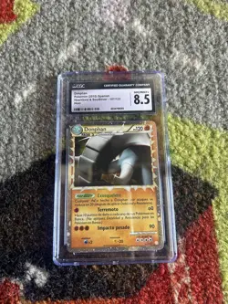 CGC 8.5 Donphan Prime HeartGold & SoulSilver 107/123 Holo Pokemon Spanish - Image 1