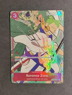 Roronoa Zoro English Version 1st Anniversary Set OP01-025 One Piece Promo Mint - Image 1