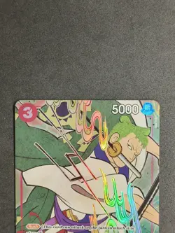 Roronoa Zoro English Version 1st Anniversary Set OP01-025 One Piece Promo Mint - Image 3