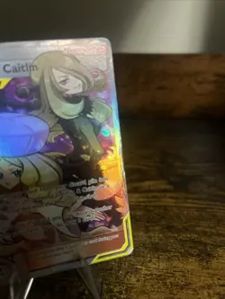 Pokemon TCG Cynthia & Caitlin Full Art Holo Card 228/236 Sm-Cosmic Eclipse - Image 5
