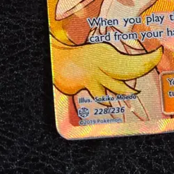 Pokemon Cards: Cosmic Eclipse Ultra Rare Full Art: Cynthia & Caitlin 228/236 - Image 5