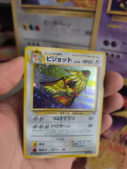 Pokemon Karte Card Tauboss Pidgeot Jungle Dschungel 1997 Holo Wotc japanese NM - Image 4