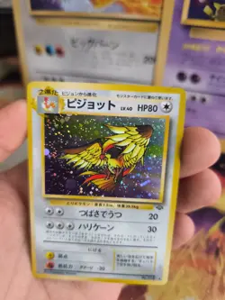 Pokemon Karte Card Tauboss Pidgeot Jungle Dschungel 1997 Holo Wotc japanese NM - Image 5
