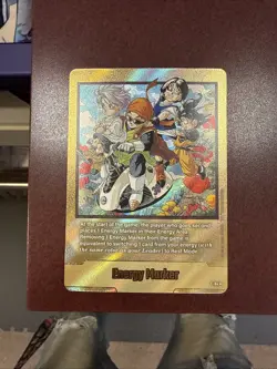 Dragon Ball Super Card Game Energy Marker E-84 Gold Foil Manga Booster 2 - Image 1