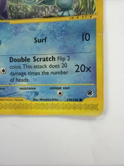 Totodile 134/165 Expedition Base Set HP Pokemon Look At Back Of Card - Image 4