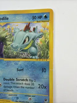 Totodile 134/165 Expedition Base Set HP Pokemon Look At Back Of Card - Image 5