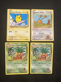 XY Evolutions Surfing Pikachu ImakuniUs Doduo Exeggutor Pokemon Card Lot 111/108 - Image 1