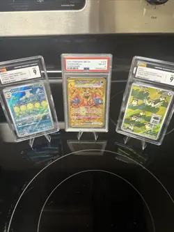 TCG Pokemon Graded Card Lot Charizard 228/197 Pidgey 118/108 Sunflora 102/101 - Image 1
