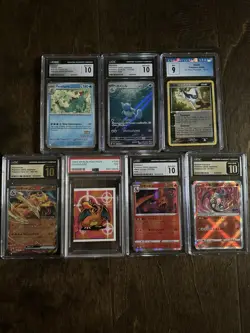 Pokemon Graded Charizard Card Lot - Eng Jap - Promos CGC PSA Collection - Image 1