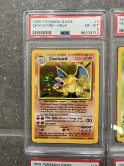 Pokemon Base Set Unlimited 13 Card Lot PSA Graded Cards. Charizard, Venusaur Etc - Image 3