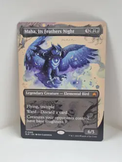 Maha, It’s Feathers Night (Borderless) (Bloomburrow) MINT/NM #0289 - Image 1