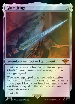MTG Glamdring Foil ** The Lord of the Rings: Tales of Middle-earth ** English - Image 1