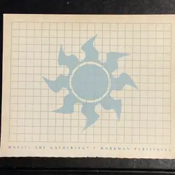 Black Lotus MTG 1997 Magic desk calendar page - Image 2