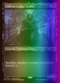 MTG Umbral Collar Zealot (395/426) Edge of Eternities NM FOIL - Image 1