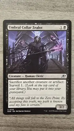 x4 Umbral Collar Zealot (U) #123 Edge of Eternities MTG Near Mint - Image 1