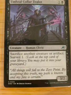 MTG Umbral Collar Zealot 0123 Edge of Eternities M/NM Free UK P&P - Image 1