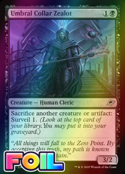 x1 Umbral Collar Zealot FOIL EOE Edge of Eternities MTG 123 M/NM 1x - Image 1
