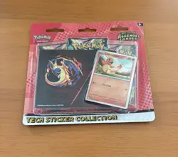 Pokemon TCG Charmander Tech Sticker Collection Ascended Heroes 3 Pack Blister - Image 1