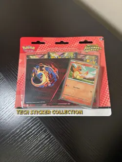 Pokemon TCG Ascended Heroes Tech Sticker Collection Charmander Sealed In Hand - Image 1