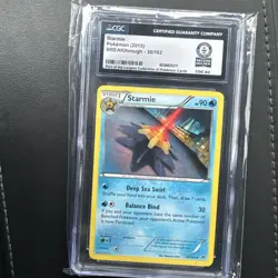 Starmie 30/162 Breakthrough Guinness World Record CGC Pokemon - Image 1