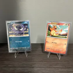 Pokemon TCG Charmander 020/217 & Gastly 123/217 Cosmo Holo Promo Ascended Heroes - Image 1