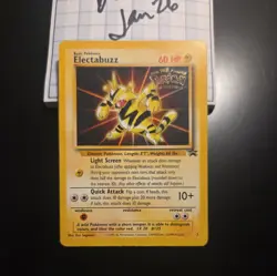 Electabuzz - Kids WB Pokemon The First Movie Stamp Black Star Promo #2 1999 - Image 1