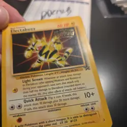 Electabuzz - Kids WB Pokemon The First Movie Stamp Black Star Promo #2 1999 - Image 3