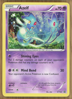 Azelf Promo - XY142 ~ Holo ~ XY Black Star Promo ~ Light Play!! - Image 1