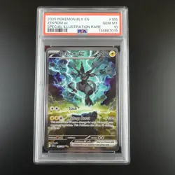 PSA 10 Zekrom ex 166/086 Pokemon Black Bolt Full Art Graded - Image 1