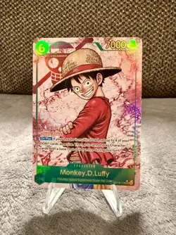 2025 One Piece TCG Carrying On His Will Monkey.D.Luffy Alt Art OP13-118 SEC - Image 1