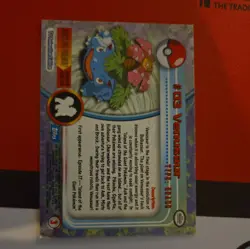 1999 Topps Pokemon TV Animation Edition Series 1 Venusaur - Image 2