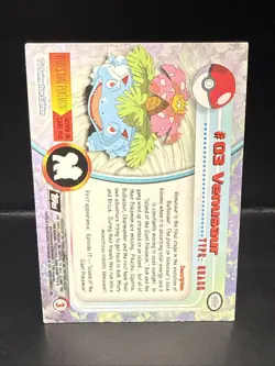 Pokemon 1999 Topps Pokemon TV Animation Series 1 - Venusaur #03 Holo B - Image 3