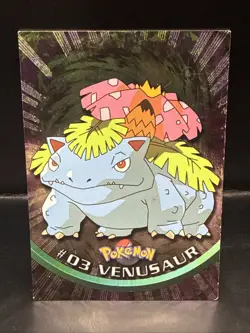 Pokemon 1999 Topps Pokemon TV Animation Series 1 - Venusaur #03 Holo A - Image 1