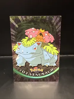 Pokemon 1999 Topps Pokemon TV Animation Series 1 - Venusaur #03 Holo A - Image 3