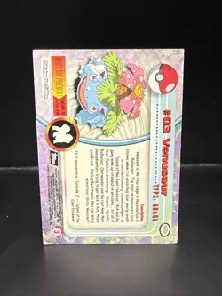 Pokemon 1999 Topps Pokemon TV Animation Series 1 - Venusaur #03 Holo A - Image 5