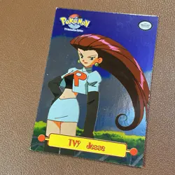 💥 Pokemon Tcg Jesse TV9 Holo Foil 1999 Pokemon - Topps Series 1 - TV Animation - Image 1
