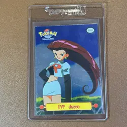 💥 Pokemon Tcg Jesse TV9 Holo Foil 1999 Pokemon - Topps Series 1 - TV Animation - Image 3