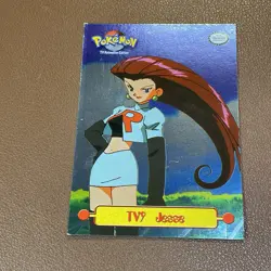 💥 Pokemon Tcg Jesse TV9 Holo Foil 1999 Pokemon - Topps Series 1 - TV Animation - Image 4
