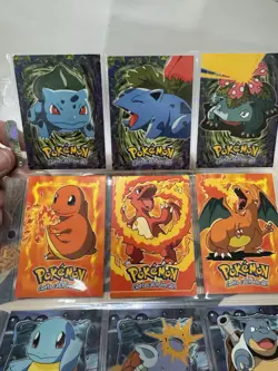 Full Base Set of All 12 Pokemon Topps TV Animation Episode Cards 1999 - Image 1