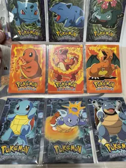 Full Base Set of All 12 Pokemon Topps TV Animation Episode Cards 1999 - Image 2