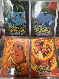 Full Base Set of All 12 Pokemon Topps TV Animation Episode Cards 1999 - Image 3